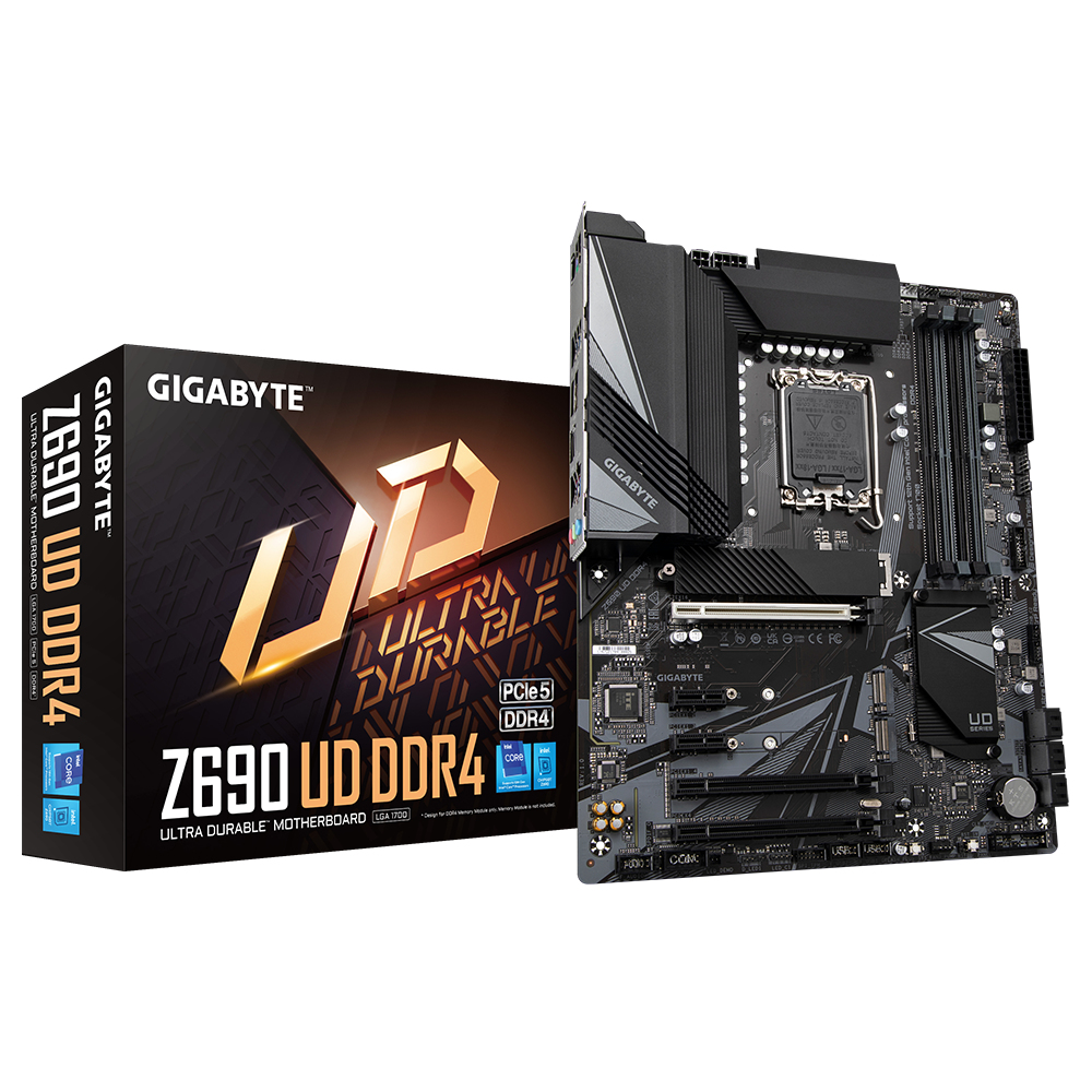 Bekijk afbeelding 1 van Gigabyte 1700 Z690 UD DDR4 - DDR4/2xM.2/DP/HDMI/ATX